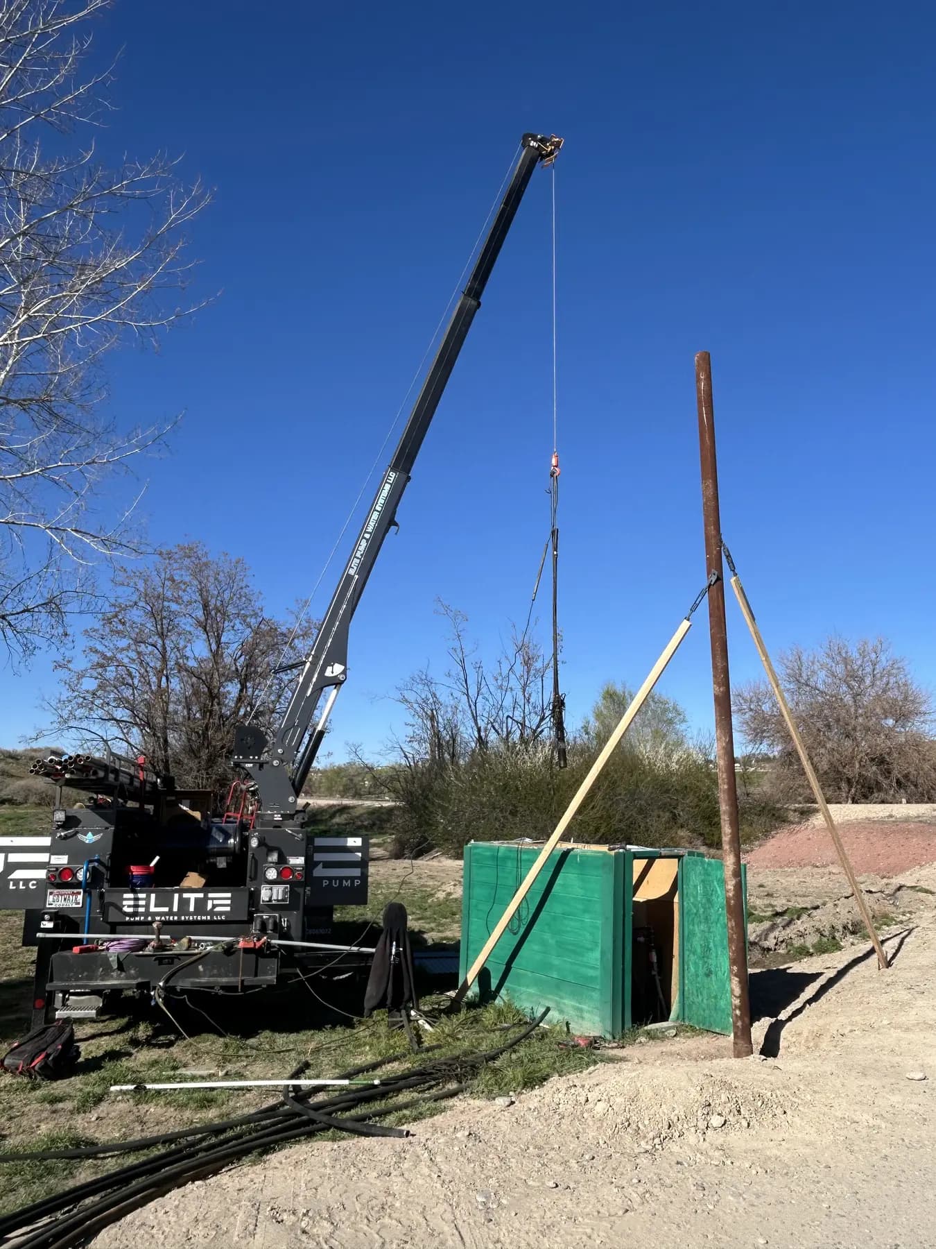 Elite Pump & Water Systems: Pump service setup